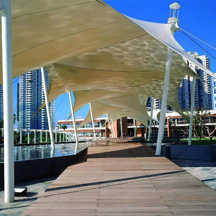 蓬安县膜结构景观棚