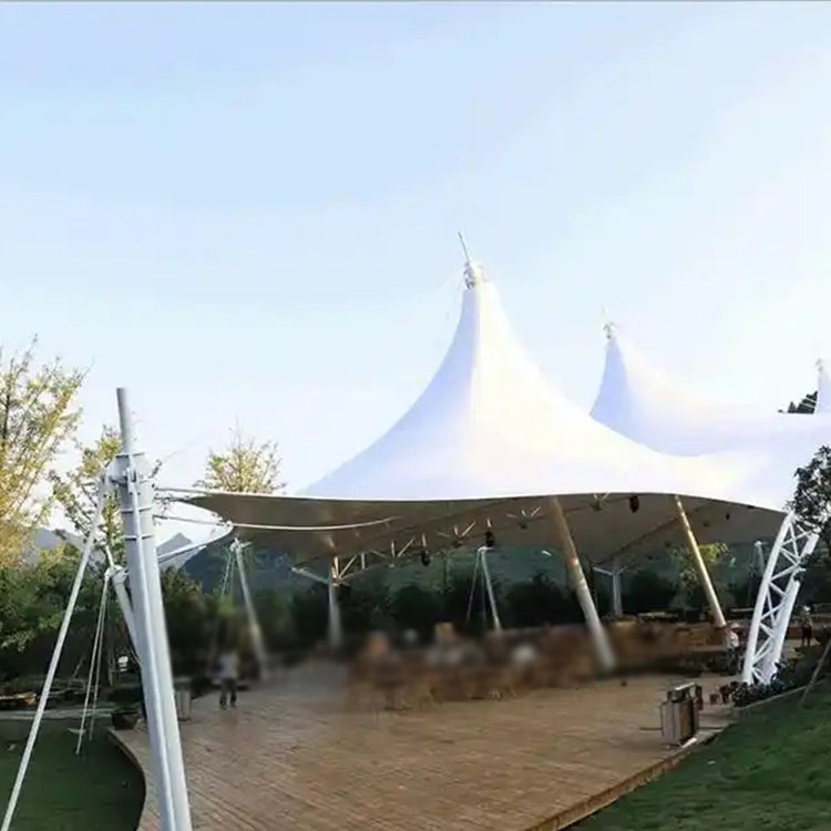 蓬安县膜结构景观棚