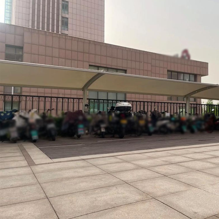 蓬安县膜结构电动车棚